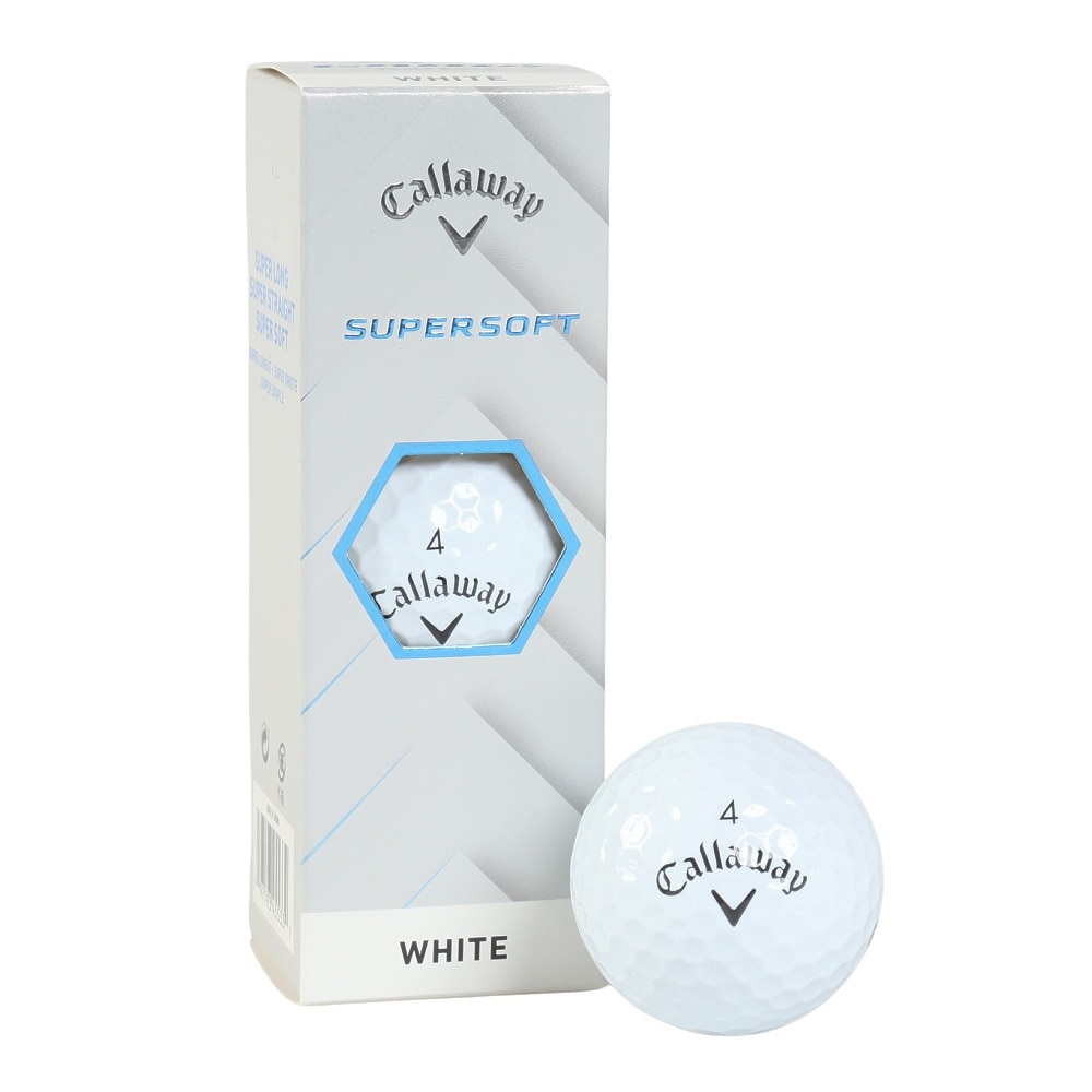 キャロウェイ（CALLAWAY）（メンズ、レディース、キッズ）ゴルフボール SUPERSOFT 25 3B スリーブ(3個入り)
