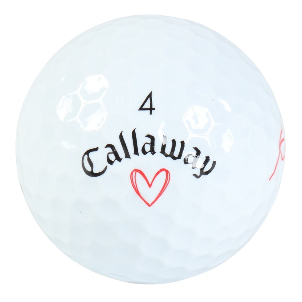 キャロウェイ（CALLAWAY）（メンズ、レディース、キッズ）ゴルフボール SUPERSOFT 25 LOVE 3B PK スリーブ(3個入り)