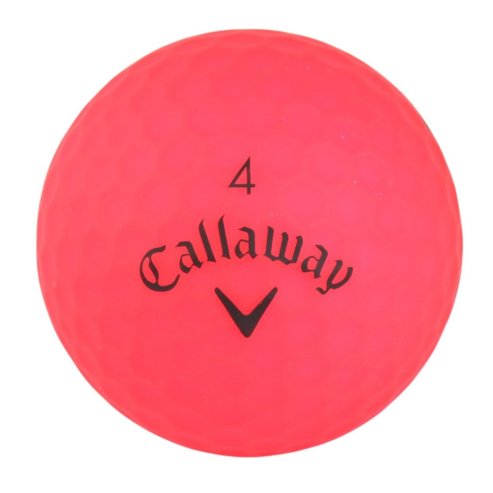 キャロウェイ（CALLAWAY）（メンズ、レディース、キッズ）ゴルフボール SUPERSOFT RED 25 3B スリーブ(3個入り)