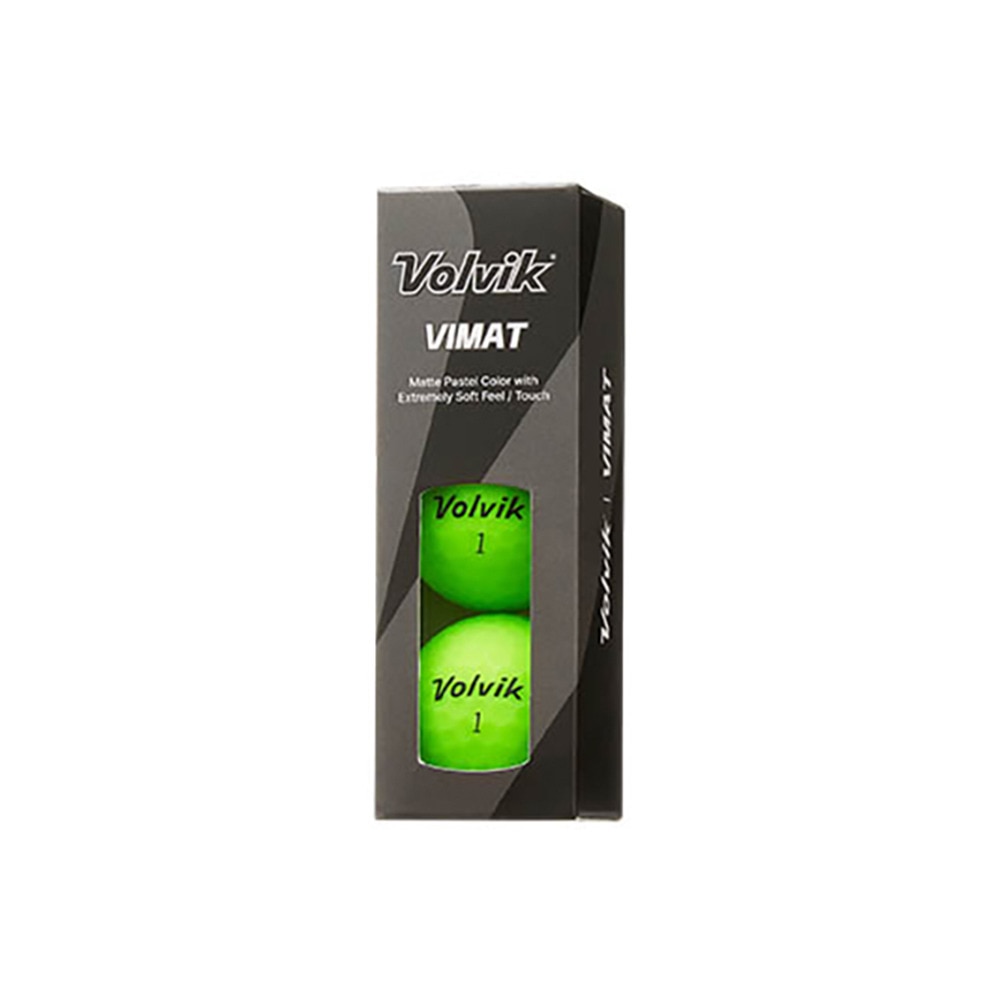 ボルビック（Volvik）（メンズ）ゴルフボール VV5PNA0 VMAT GRN スリーブ(3個入り)