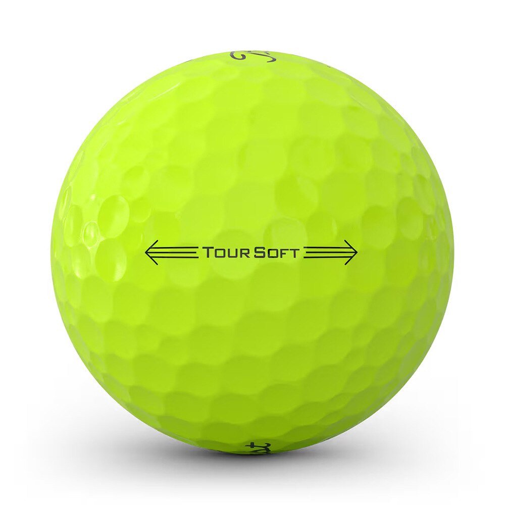 タイトリスト（TITLEIST）（メンズ）ゴルフボール TOUR SOFT YELLOW 3P T4115S-3PJ スリーブ(3個入り)