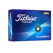 (メンズ)ゴルフボール ツアーソフト 24 TOUR SOFT YELLOW 3P T4114S-3PJ ダース(12個入り)