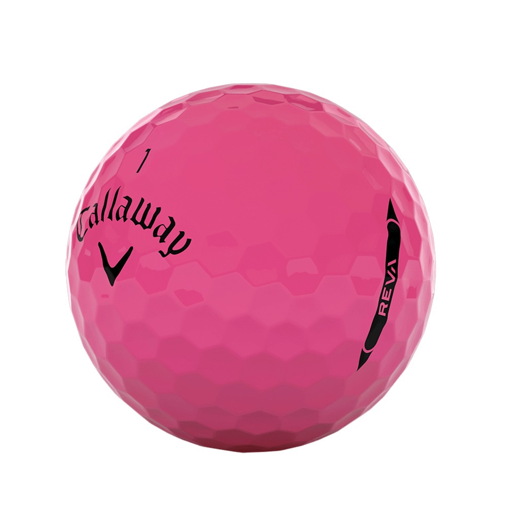 キャロウェイ（CALLAWAY）（レディース）ゴルフボール REVA ボール PNK 25 3B ダース(12個入り)