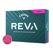 (レディース)ゴルフボール REVA ボール PNK 25 3B ダース(12個入り)