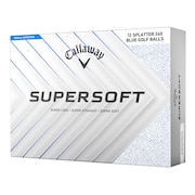 (メンズ)ゴルフボール スーパーソフト SUPERSFT 25 BLU SPLATTER 3B ダース(12個入り)