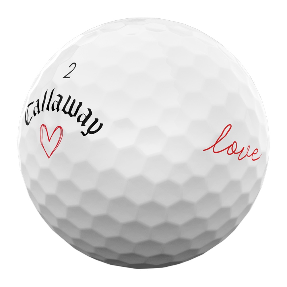 キャロウェイ（CALLAWAY）（メンズ）ゴルフボール スーパーソフト SUPERSOFT 25 LOVE 3B PK ダース(12個入り)