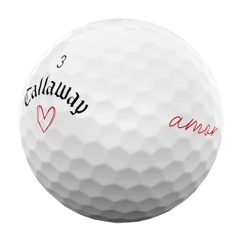 キャロウェイ（CALLAWAY）（メンズ）ゴルフボール スーパーソフト SUPERSOFT 25 LOVE 3B PK ダース(12個入り)