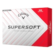 (メンズ)ゴルフボール スーパーソフト SUPERSOFT RED 25 3B ダース(12個入り)