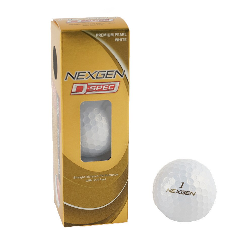 ゴルフボール 3個入り Nexgen D Spec Nb 171 パールホワイト Dinaspmptsp Pemalangkab Go Id