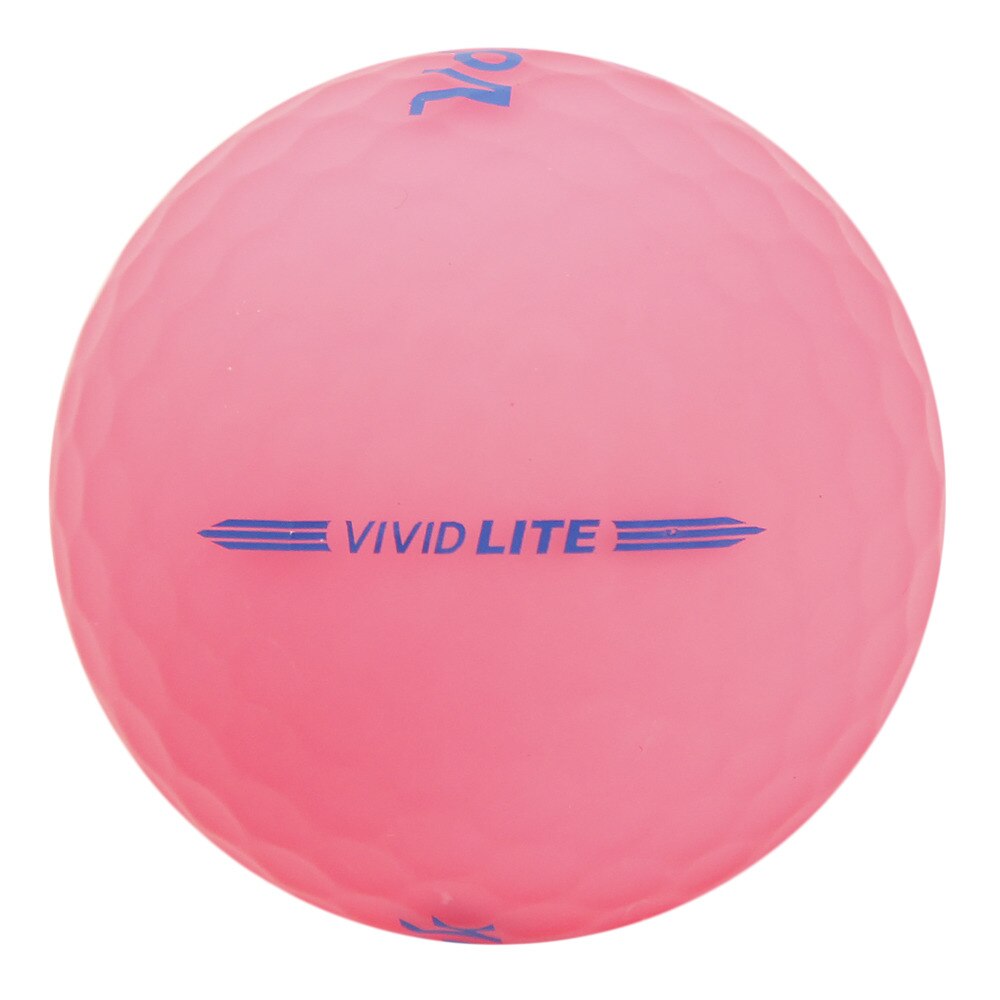 ゴルフ ボール ビビット VIVID LITE 3個入り ピンク 3個入り