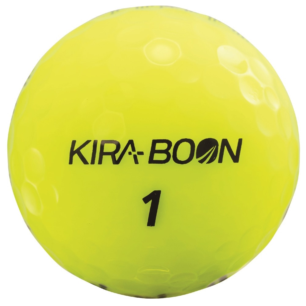キャスコ（KASCO）（メンズ、レディース、キッズ）ボール KIRA BOON 三角 イエロー 3P