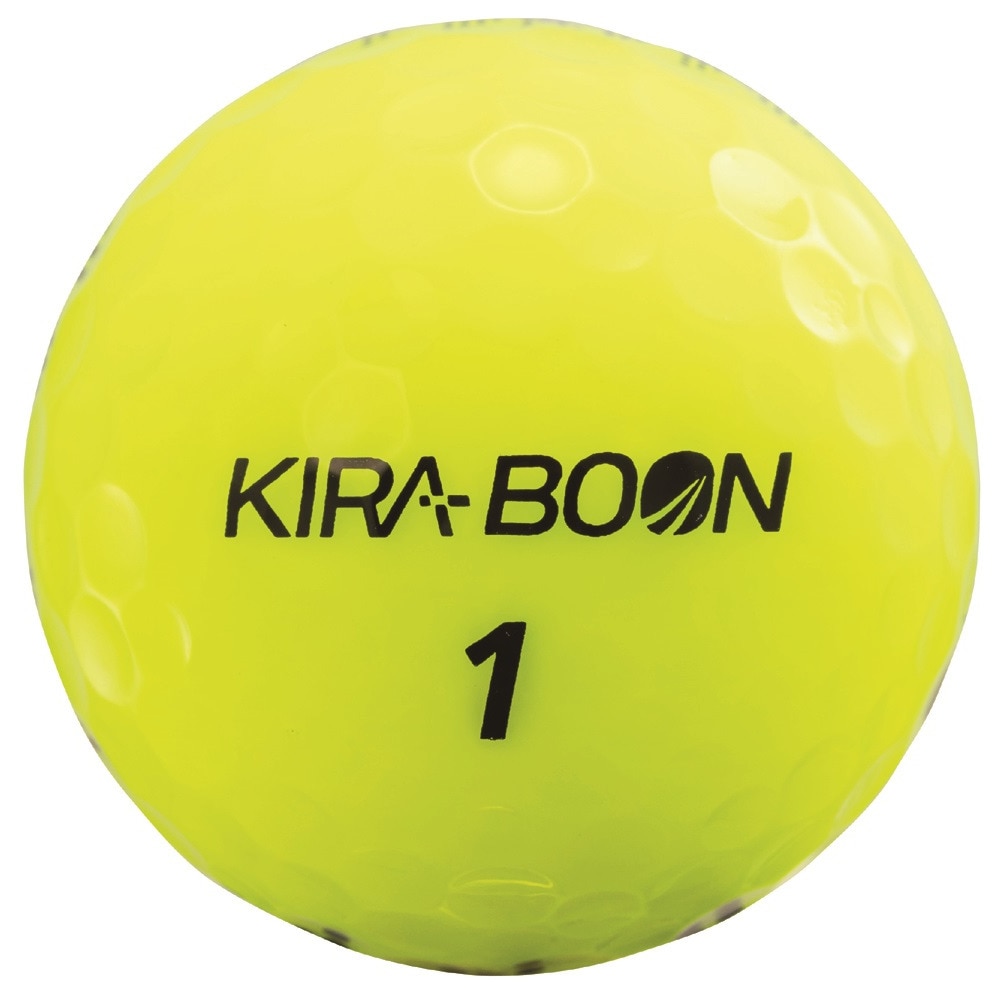 キャスコ（KASCO）（メンズ、レディース、キッズ）ボール KIRA BOON 三角 イエロー スリーブ(3個入り)