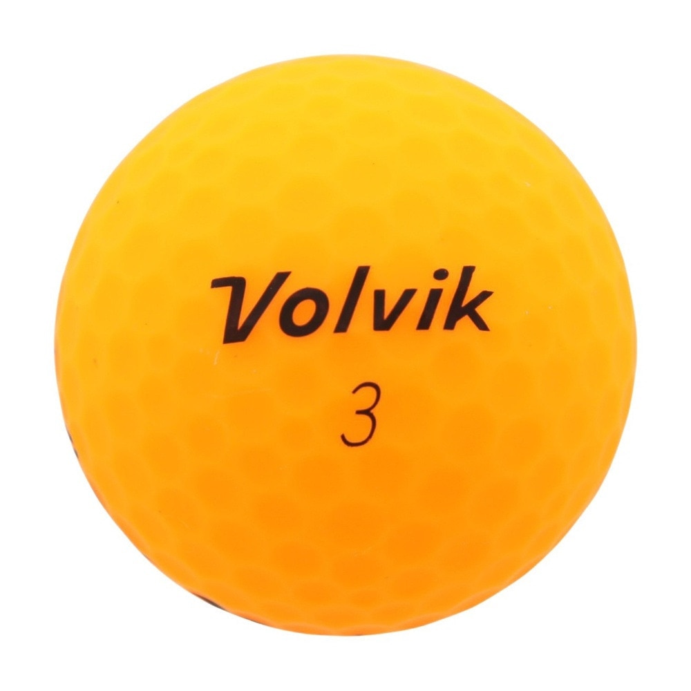 ボルビック（Volvik）（メンズ、レディース）ゴルフ ボール ビビット VIVID XT AMT 3個入り オレンジ