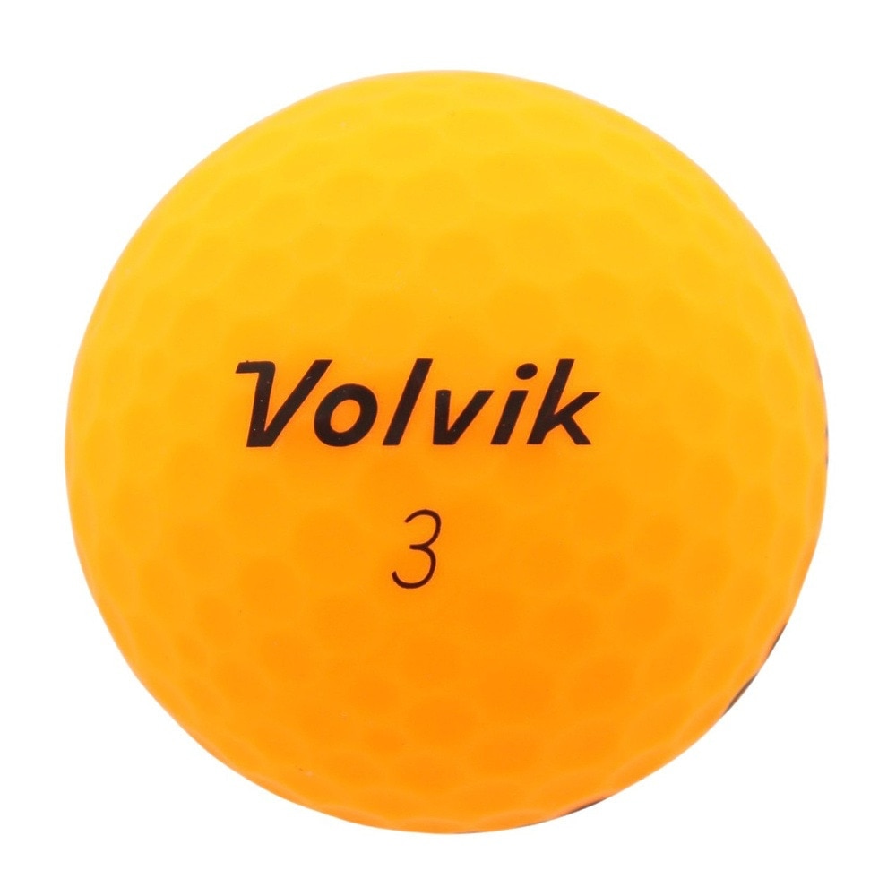 ボルビック（Volvik）（メンズ、レディース）ゴルフ ボール ビビット VIVID XT AMT 3個入り オレンジ