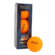 ボルビック（Volvik）（メンズ、レディース）ゴルフ ボール ビビット VIVID XT AMT 3個入り オレンジ
