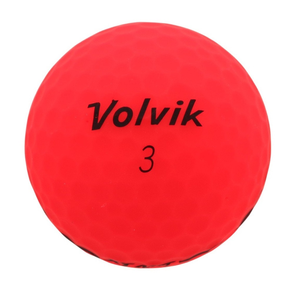 ボルビック（Volvik）（メンズ、レディース）ゴルフ ボール ビビット VIVID XT AMT 3個入り レッド ゴルフ用品はヴィクトリアゴルフ