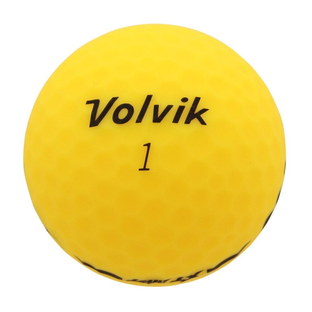 ボルビック（Volvik）（メンズ、レディース）ゴルフ ボール ビビット VIVID XT AMT 3個入り イエロー
