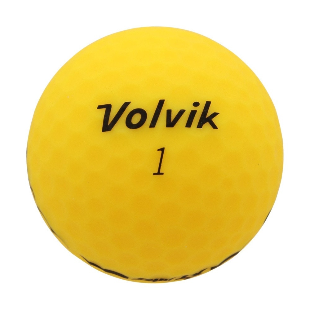 ボルビック（Volvik）（メンズ、レディース）ゴルフ ボール ビビット VIVID XT AMT 3個入り イエロー