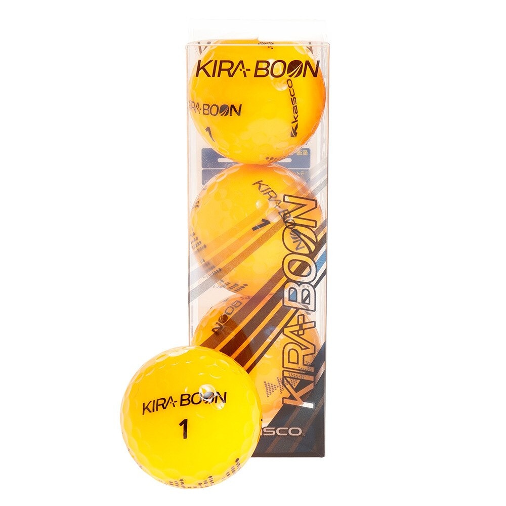 ボール Kira Boon 三角ターゲットマーク 3個入り オレンジ キャスコ ゴルフ用品はヴィクトリアゴルフ