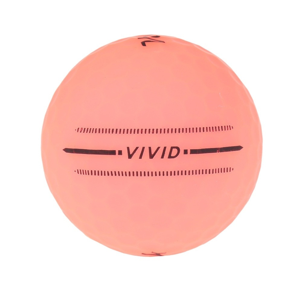 ボルビック（Volvik）（メンズ）ゴルフボール ビビッド 3個入り VIVID 20 PNK