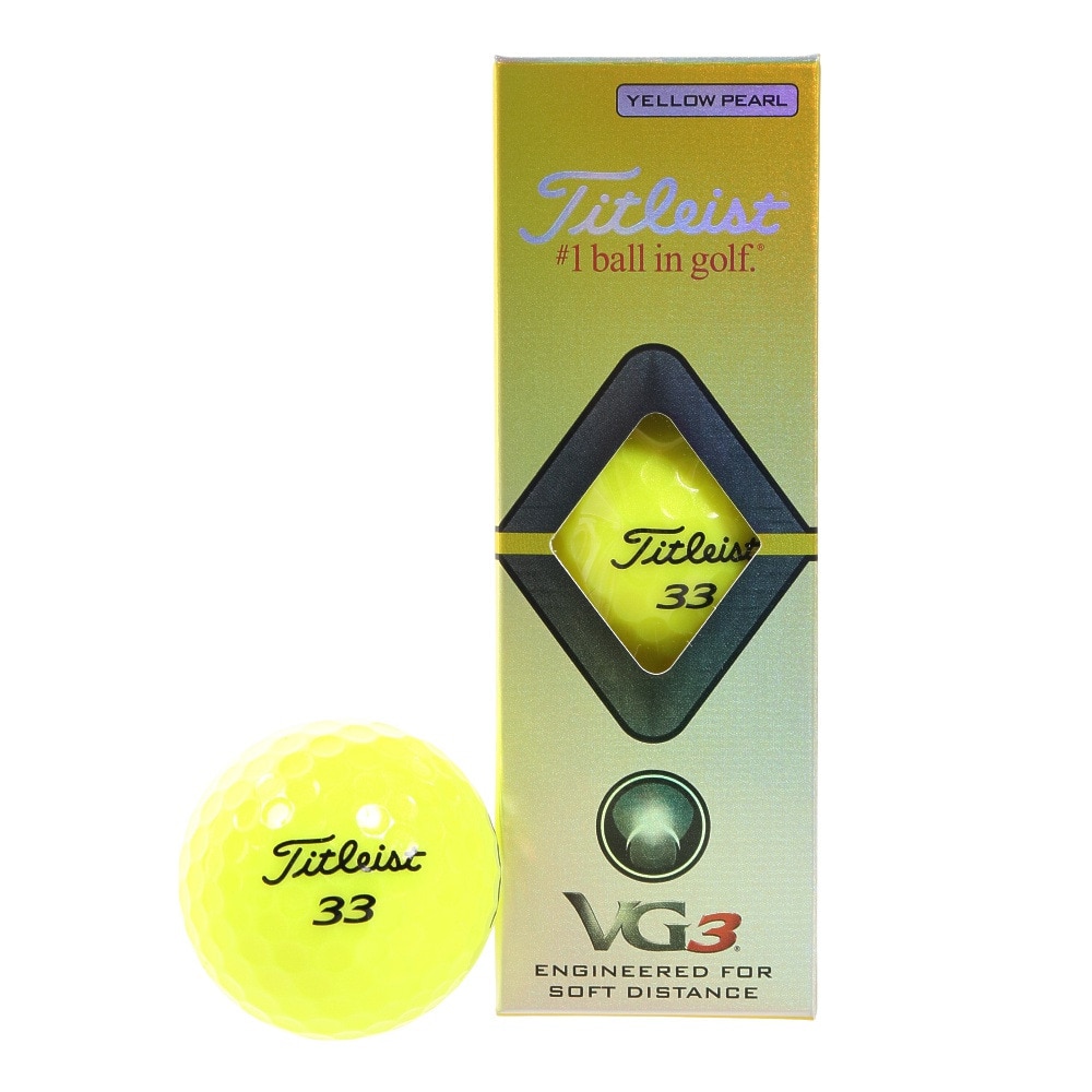 タイトリスト（TITLEIST）（メンズ）VG3 ゴルフボール 3P T3126S-3P