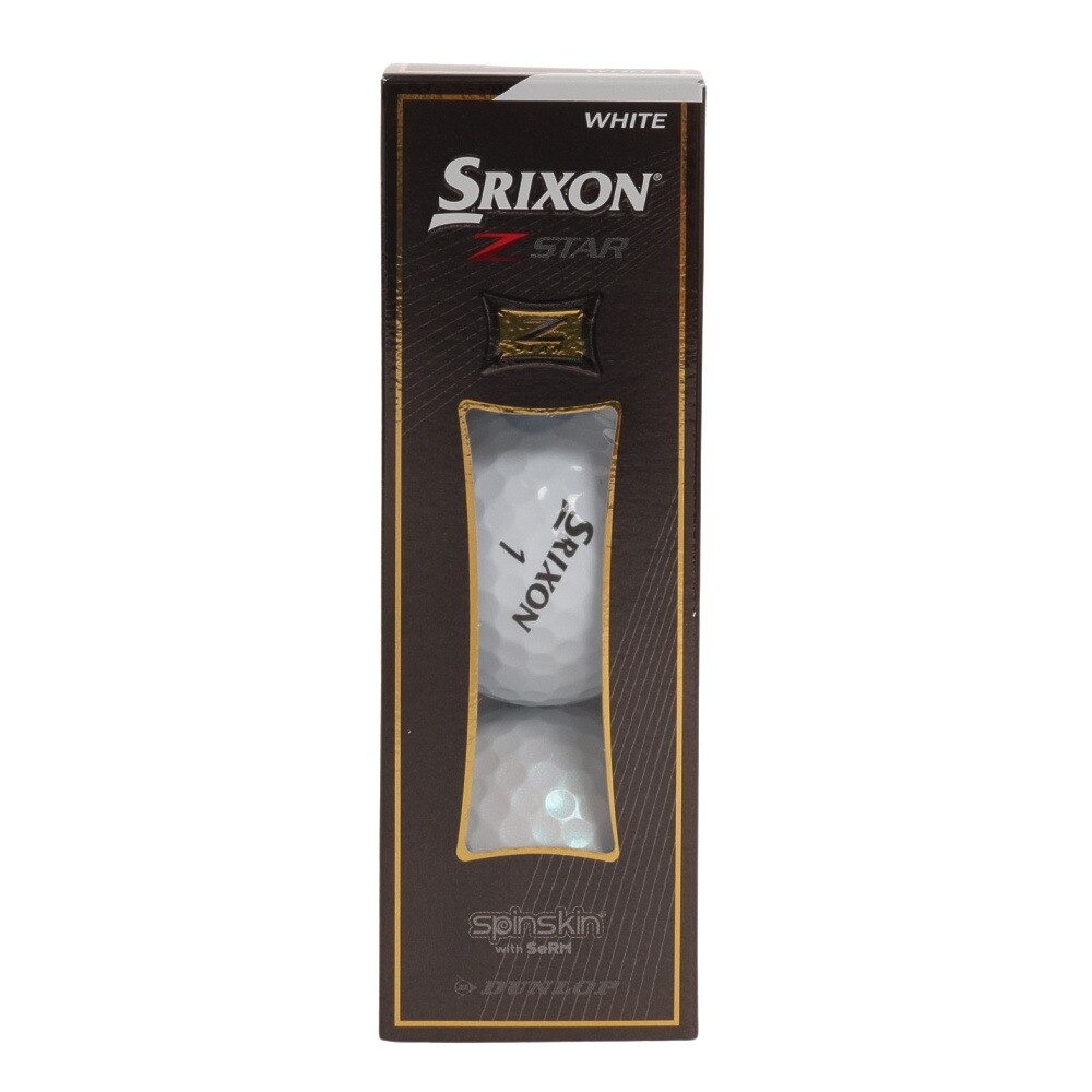 スリクソン（SRIXON）（メンズ）Z-STAR ボール ホワイト 3個入り
