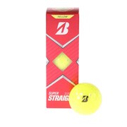 ブリヂストンゴルフ（BRIDGESTONE GOLF）（メンズ、レディース）ゴルフボール SUPER STRAIGHT 3個入り T1YX 3P