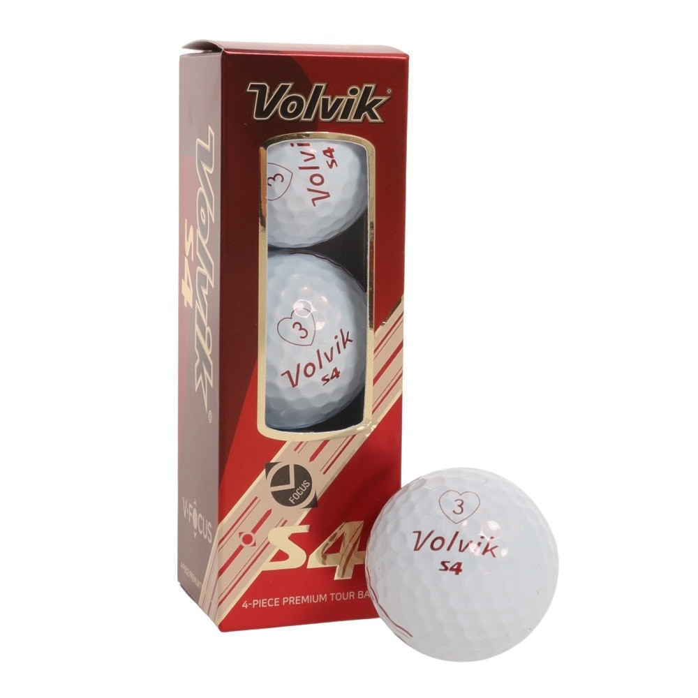 ボルビック（Volvik）（メンズ）ゴルフボール NEW S4 3個入り 21 SL