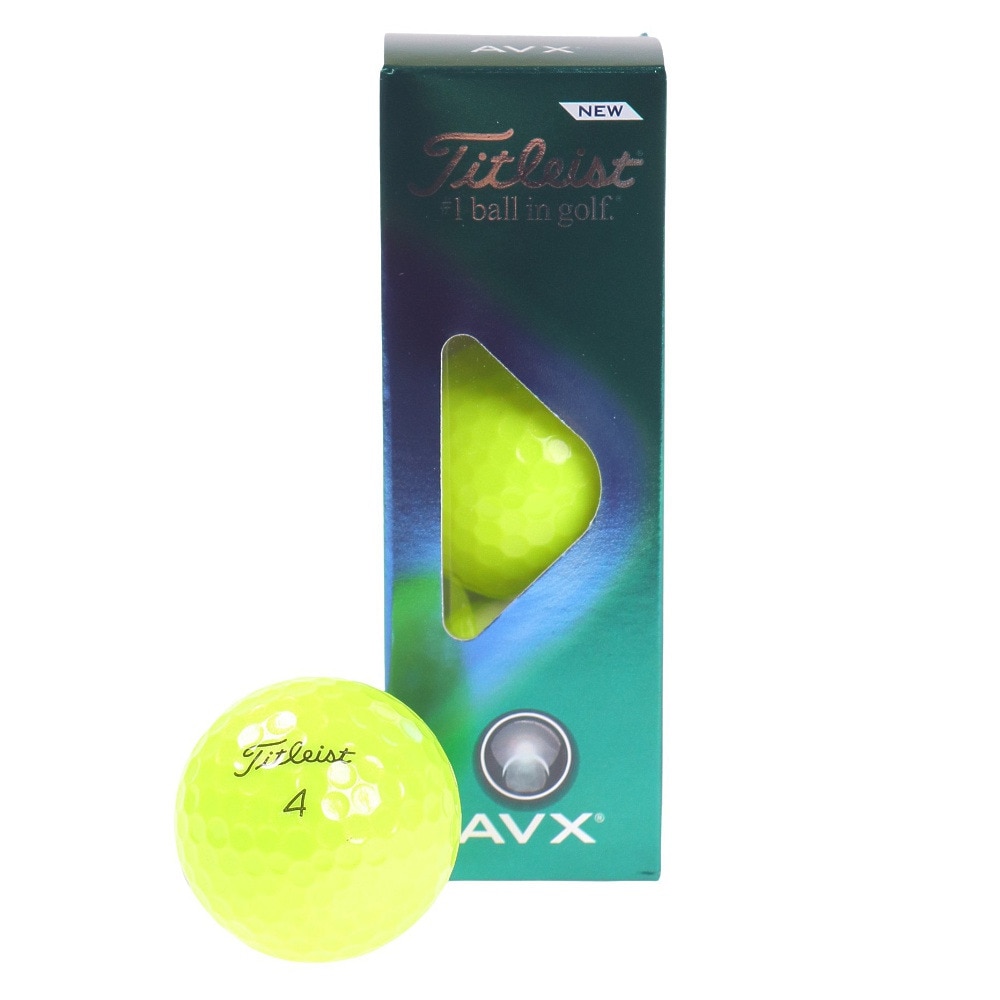 タイトリスト（TITLEIST）（メンズ）ゴルフボール AVX イエロー 3個入 T9013S-3PJ