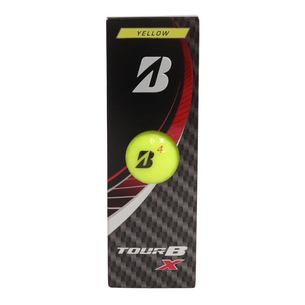 ブリヂストンゴルフ（BRIDGESTONE GOLF）（メンズ）ゴルフボール TOUR B X 3個入り B2YXJ 3P