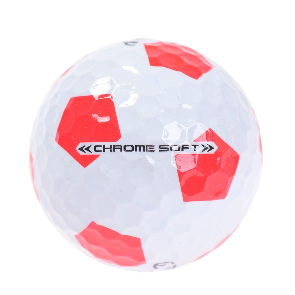キャロウェイ（CALLAWAY）（メンズ）CHROME SOFT トゥルービス ボール 3個入り BL CHRM SFT 22 TRUVIS RED  3B | ゴルフ用品はヴィクトリアゴルフ