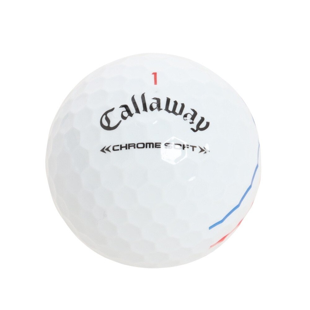 キャロウェイ（CALLAWAY）（メンズ）CHROME SOFT トリプル・トラック ボール 3個入り BL CHRM SFT 22TRPLTRK 3B