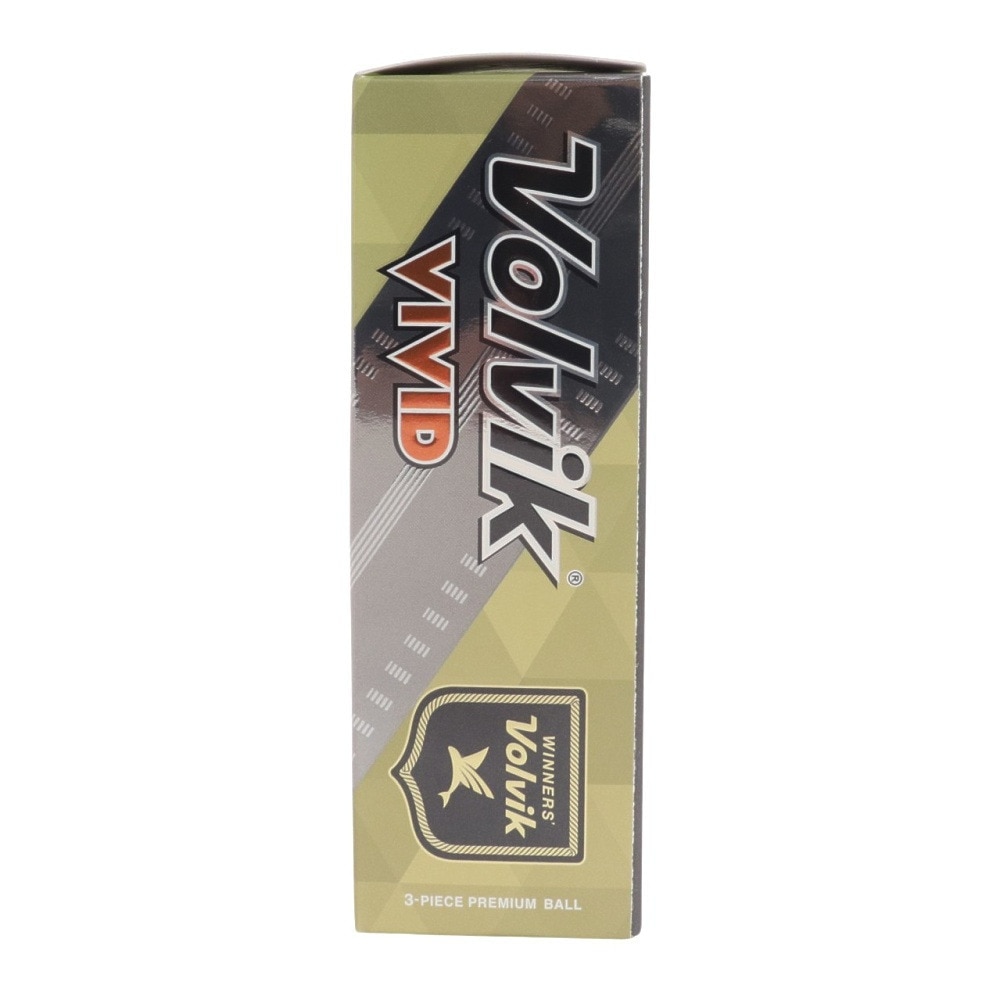 ボルビック（Volvik）（メンズ）VIVID ゴルフボール 3個入り VV5MNA02 GRN