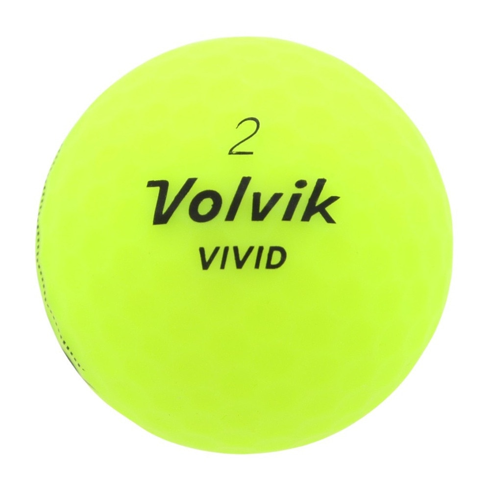 ボルビック（Volvik）（メンズ）VIVID ゴルフボール 3個入り VV5MNA02 GRN