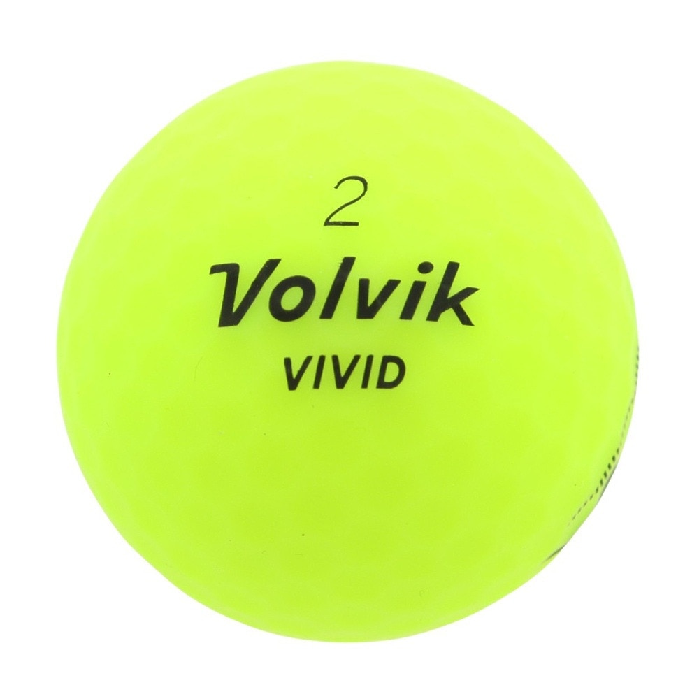 ボルビック（Volvik）（メンズ）VIVID ゴルフボール 3個入り VV5MNA02 GRN