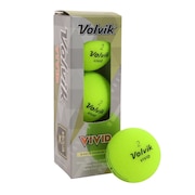 ボルビック（Volvik）（メンズ）VIVID ゴルフボール 3個入り VV5MNA02 GRN