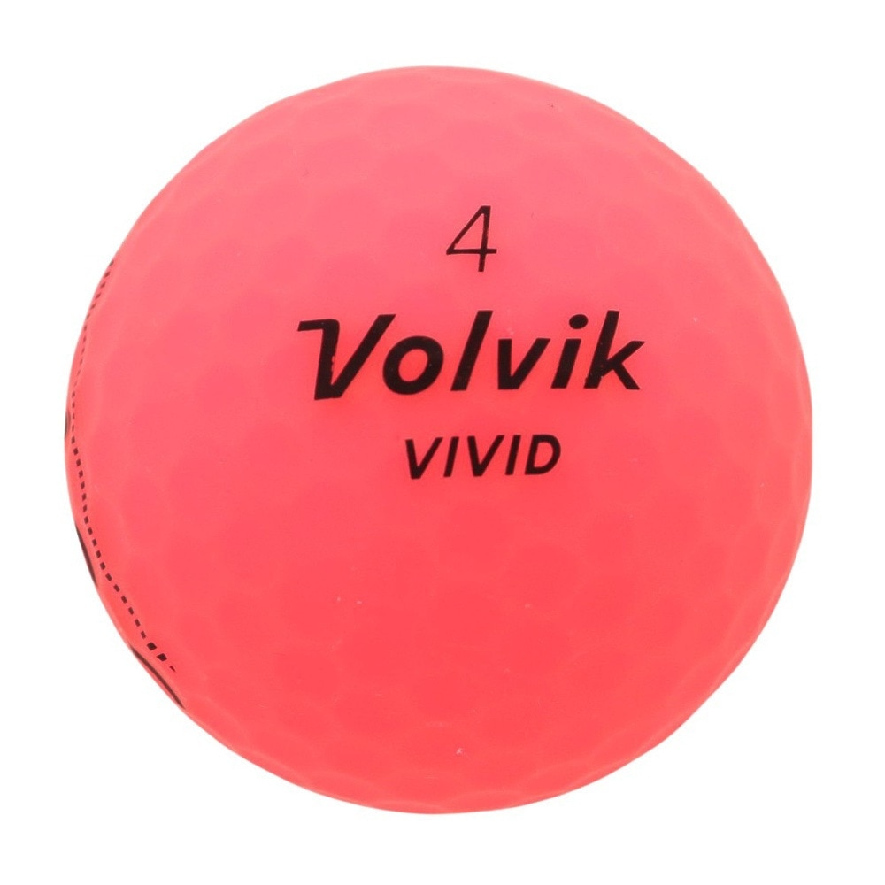 ボルビック（Volvik）（メンズ）VIVID ゴルフボール 3個入り VV5MNA02 PNK