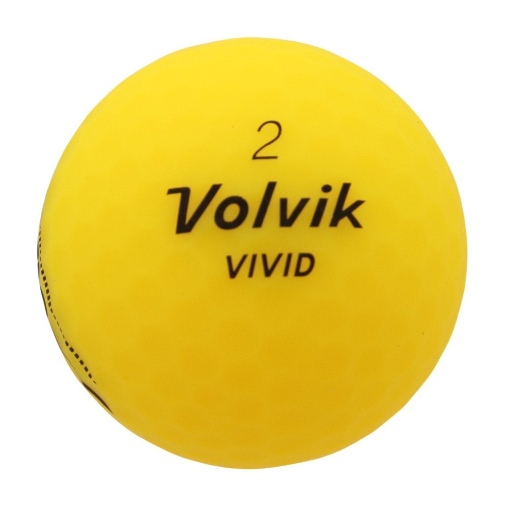 ボルビック（Volvik）（メンズ）VIVID ゴルフボール 3個入り VV5MNA02 YEL