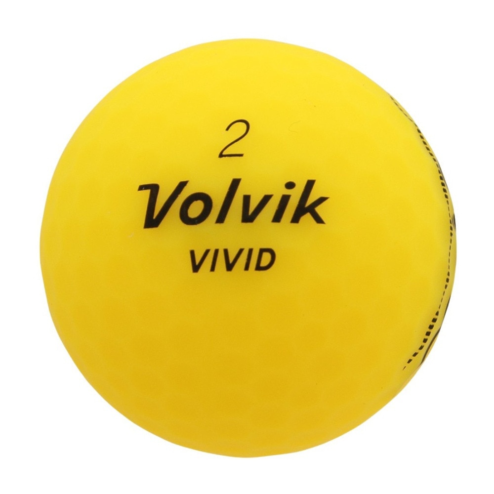 ボルビック（Volvik）（メンズ）VIVID ゴルフボール 3個入り VV5MNA02 YEL