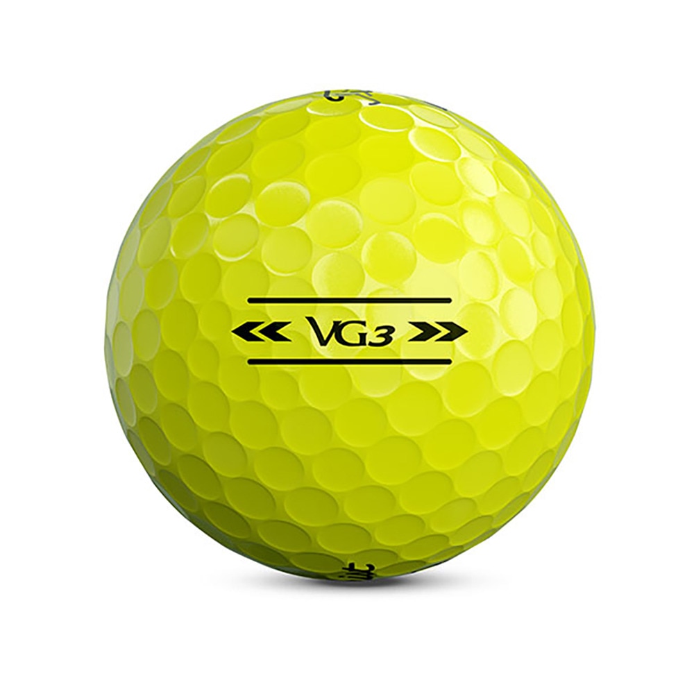 タイトリスト（TITLEIST）（メンズ）ゴルフボール VG3 T3127S-3P スリーブ(3個入り) イエロー