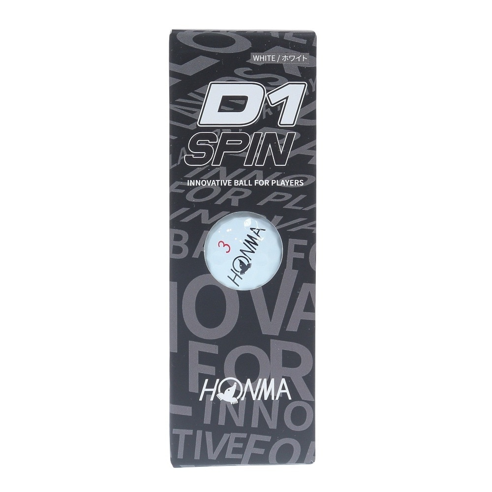 本間ゴルフ（HONMA）（メンズ）D1 SPIN 2023D1 SPIN BTQ2301 WH スリーブ(3個入り)