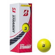 ブリヂストンゴルフ（BRIDGESTONE GOLF）（メンズ）ゴルフボール SUPER STRAIGHT 3個入り 23SUPER STRAIGHT T3YX 3P