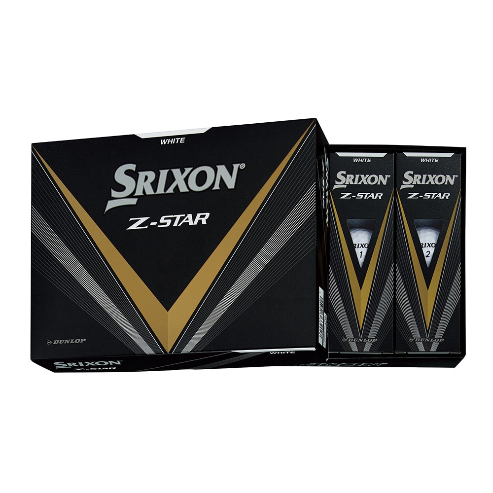 スリクソン（SRIXON）（メンズ）ゴルフボール スリクソン Z-STAR ゼットスター ダース(12個入り)