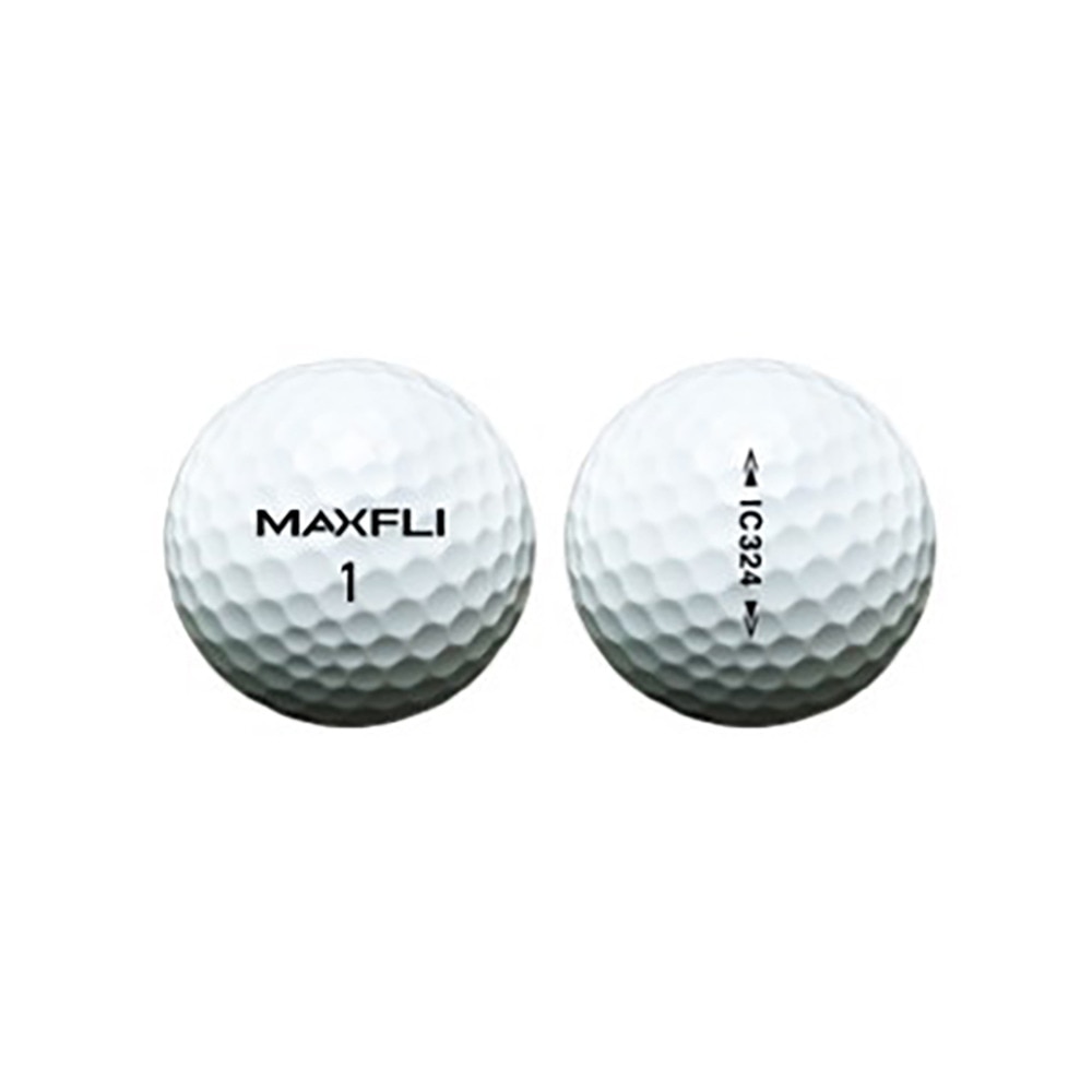 マックスフライ（MAXFLI）（メンズ）ゴルフボール スリーブ(3個入り) MAXFLI WH 3ケ