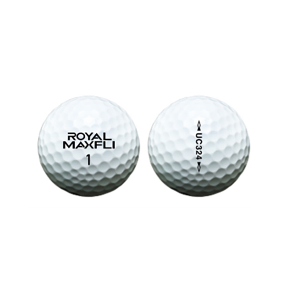 マックスフライ（MAXFLI）（メンズ）ゴルフボール スリーブ(3個入り) ROYAL MAXFLI WH 3ケ