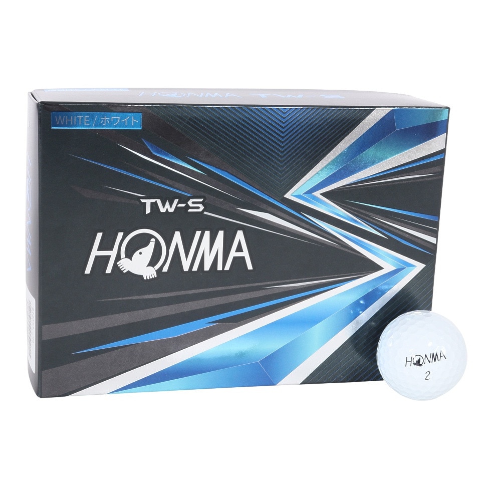 本間ゴルフ（HONMA）（メンズ）TW-Sボール 2021model WH DZ ダース(12個入り)