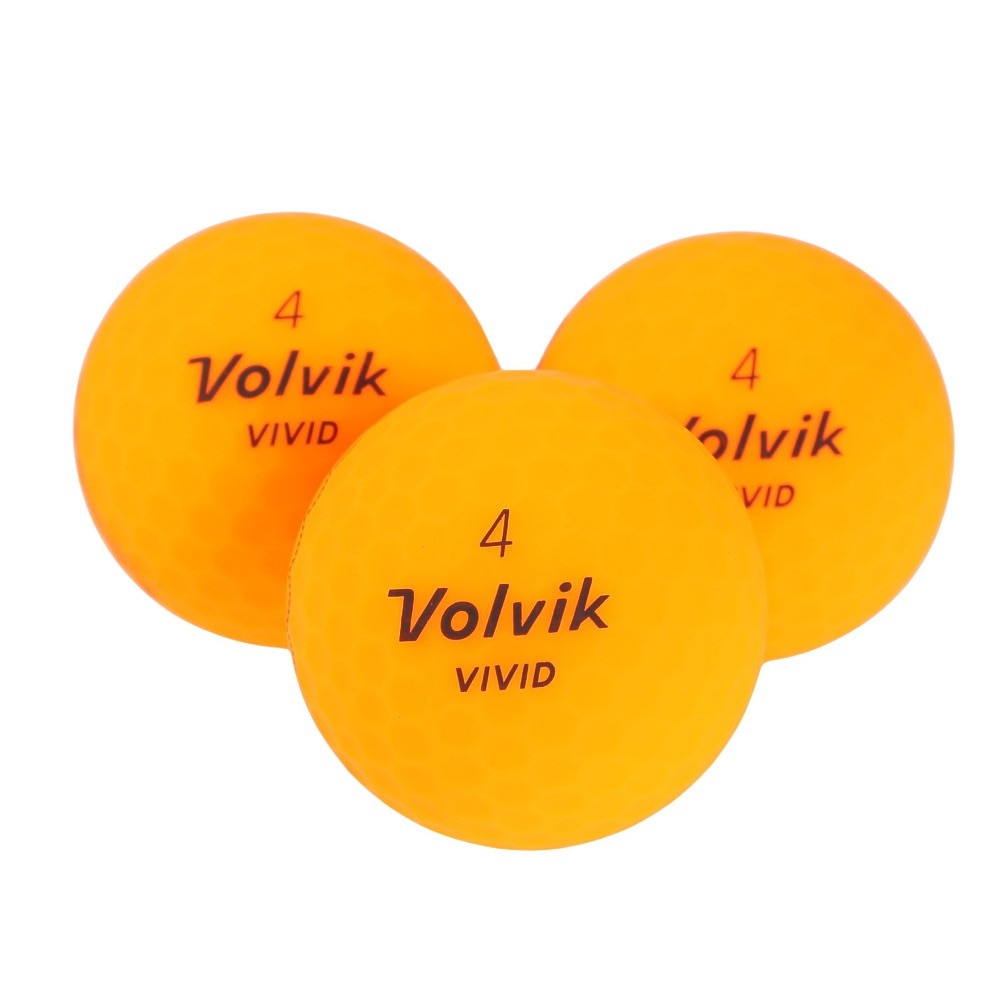 ボルビック（Volvik）（メンズ）ゴルフボール ビビット23 ORG スリーブ(3個入り) VV5PNA04 ORG