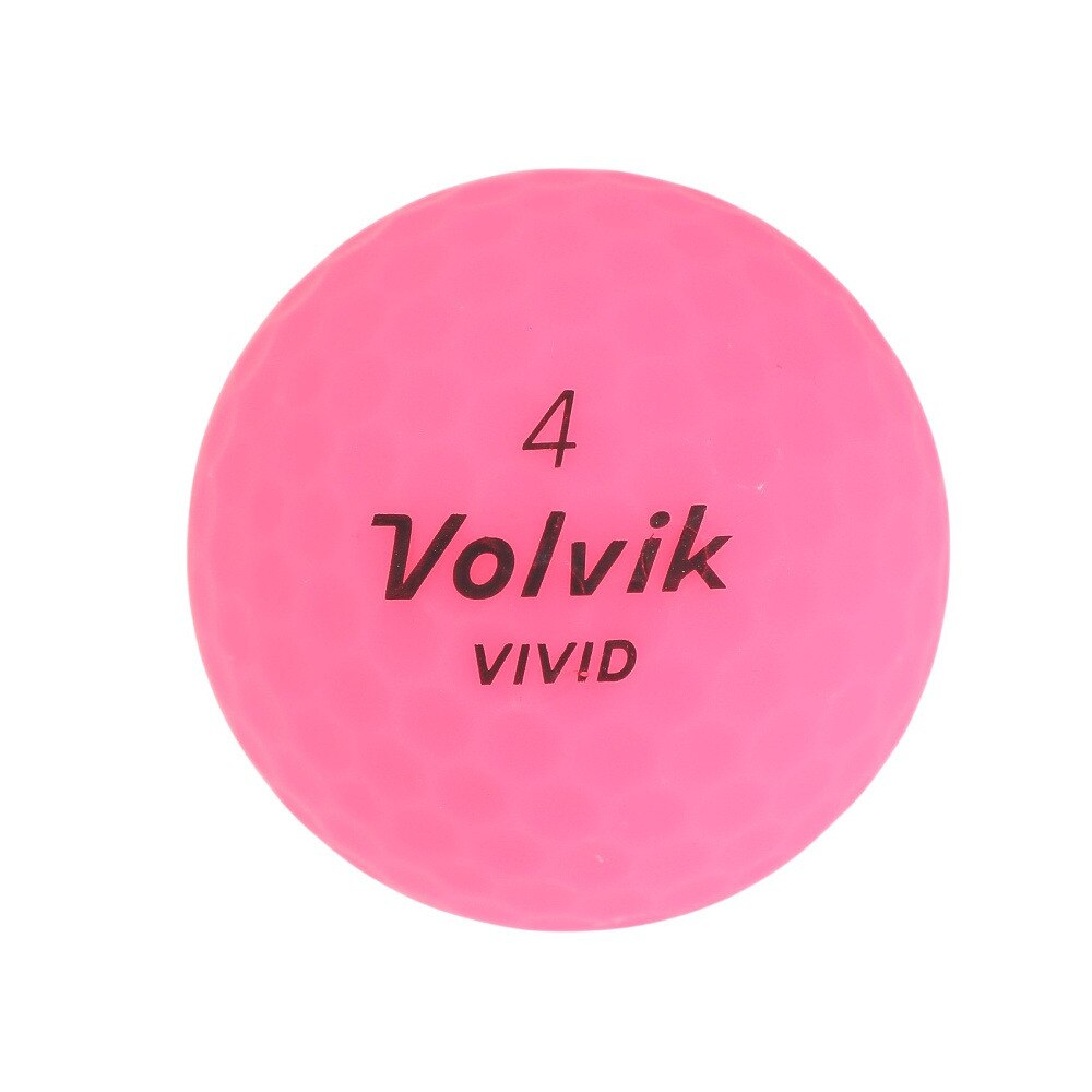 ボルビック（Volvik）（メンズ）ゴルフボール ビビット23 PNK スリーブ(3個入り) VV5PNA04 PNK