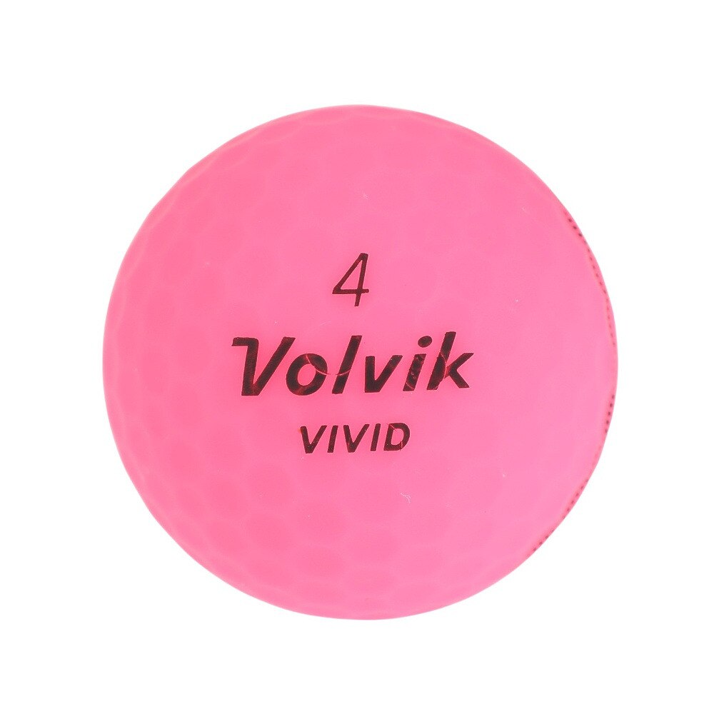 ボルビック（Volvik）（メンズ）ゴルフボール ビビット23 PNK スリーブ(3個入り) VV5PNA04 PNK