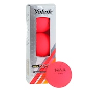 ボルビック（Volvik）（メンズ）ゴルフボール ビビット23 RED スリーブ(3個入り) VV5PNA04 RED